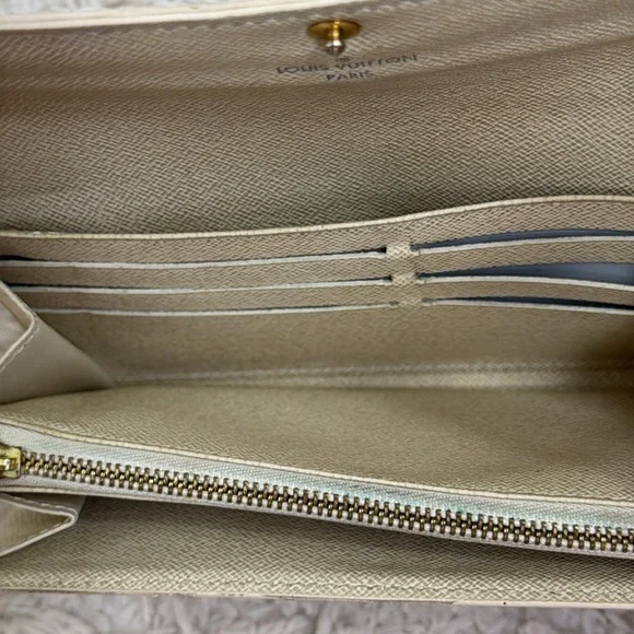Louis‎ Vuitton Damier Azur SarahWallet White women’s - Picture 14 of 15